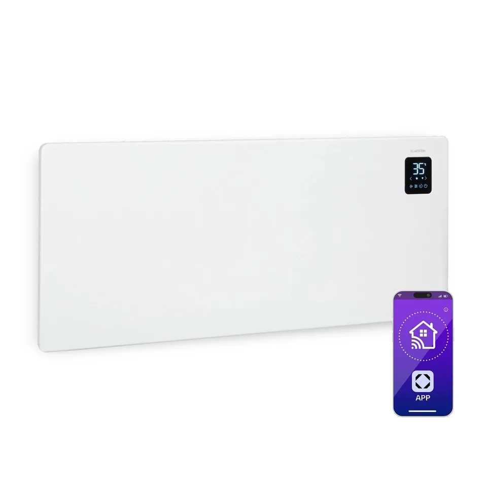 CONVECTOR HEATER WALL MOUNTED WIFI 2500W ELECTRIC HEATER CONVECTOR HEATER WHITE