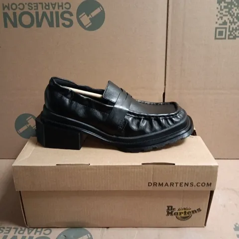 DR. MARTENS MAYBOLE LOAFER - BLACK, MILLED GLOSS, UK 4 (EU 37)