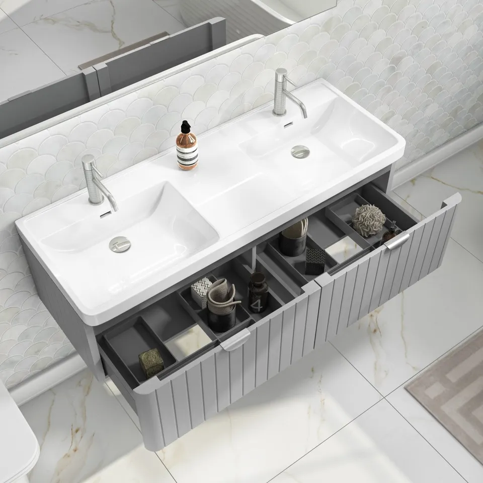 BOXED BRAND NEW EMPIRE 1200MM DOUBLE RESIN BASIN