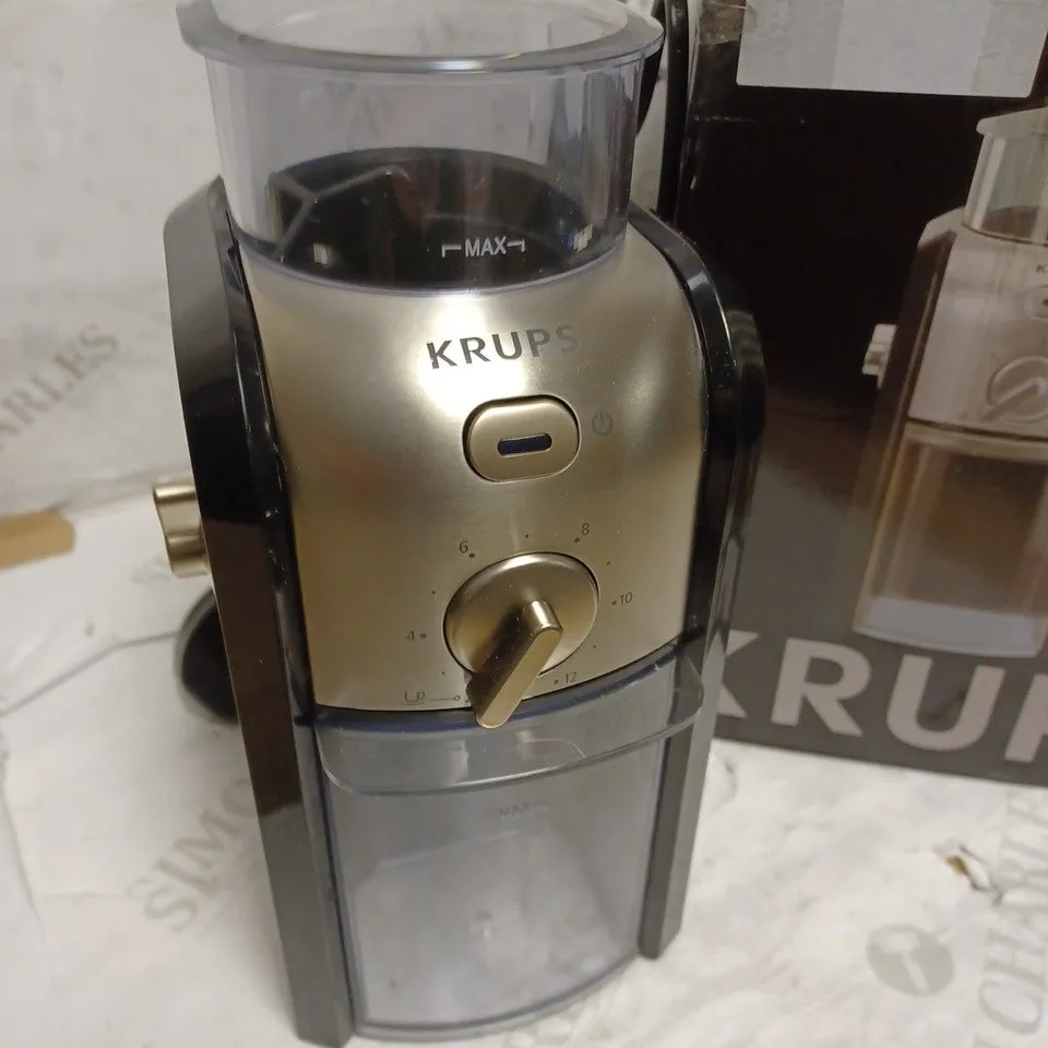 KRUPS EXPERT BURR GRINDER FOR COFFEE BEANS
