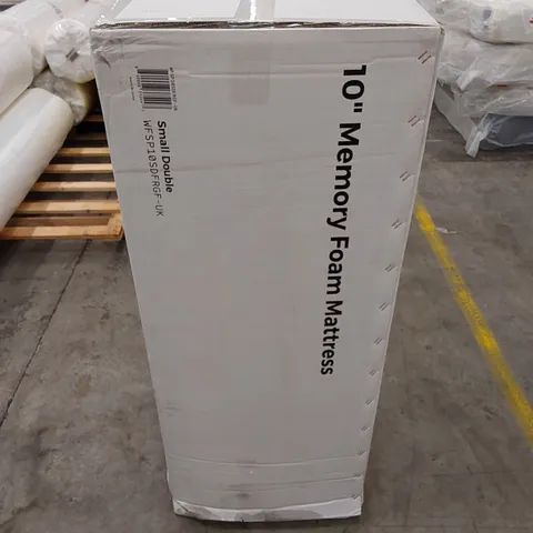BOXED 10" MEMORY FOAM 4FT SMALL DOUBLE MATTRESS
