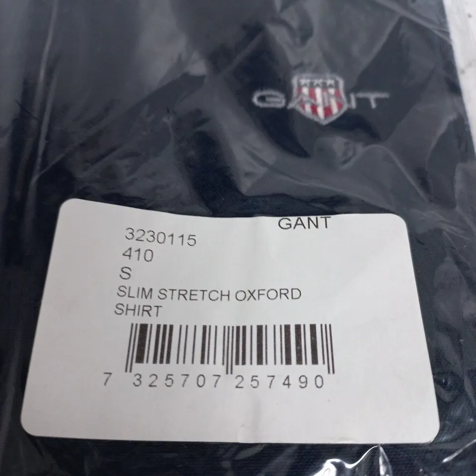 GANT SLIM STRETCH OXFORD SHIRT – NAVY – UK S