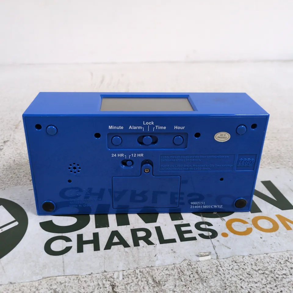 LEGO CHILDRENS ALARM CLOCK UNBOXED