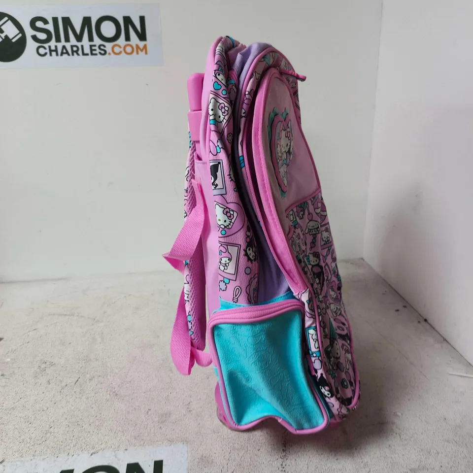 SMIGGLE HELLO KITTY AND FRIENDS TROLLEY BACKPACK – PINK