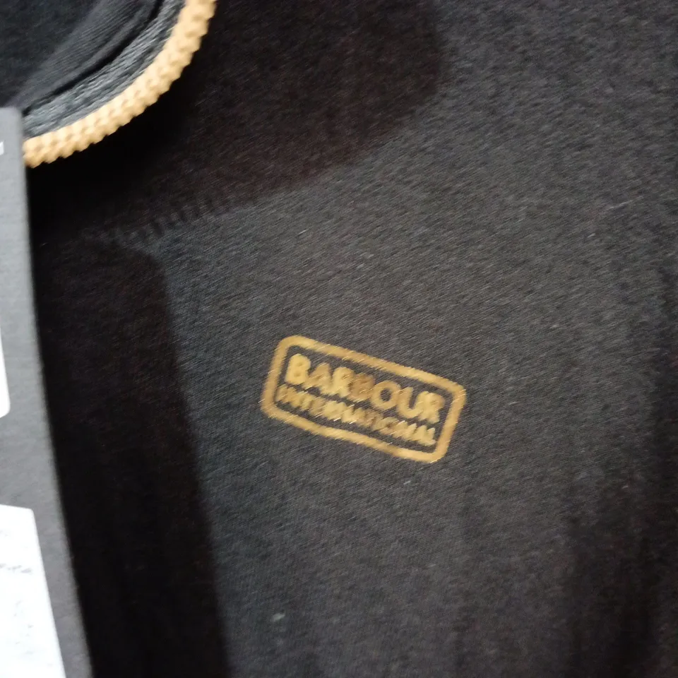 BARBOUR INTERNATIONAL HAVANA MIDI DRESS – BLACK, UK 16