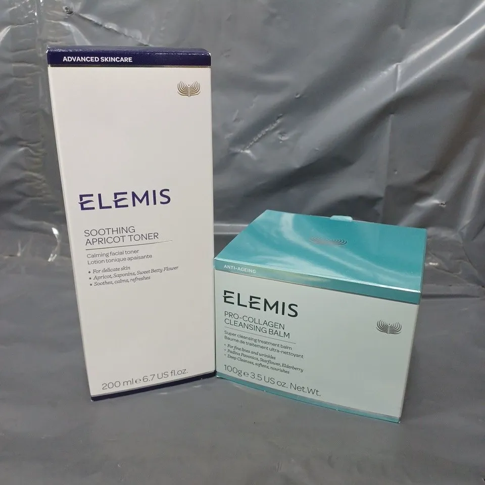 BOXED ELEMIS DUO TO INCLUDE PRO-COLLAGEN CLEANSING BALM (100g) & SOOTHING APRICOT TONER (200ml)