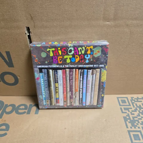 THIS CAN'T BE TODAY: AMERICAN PSYCHEDELIA & THE PAISLEY UNDERGROUND 1977-1988 BOX SET 3 CDS SEALED