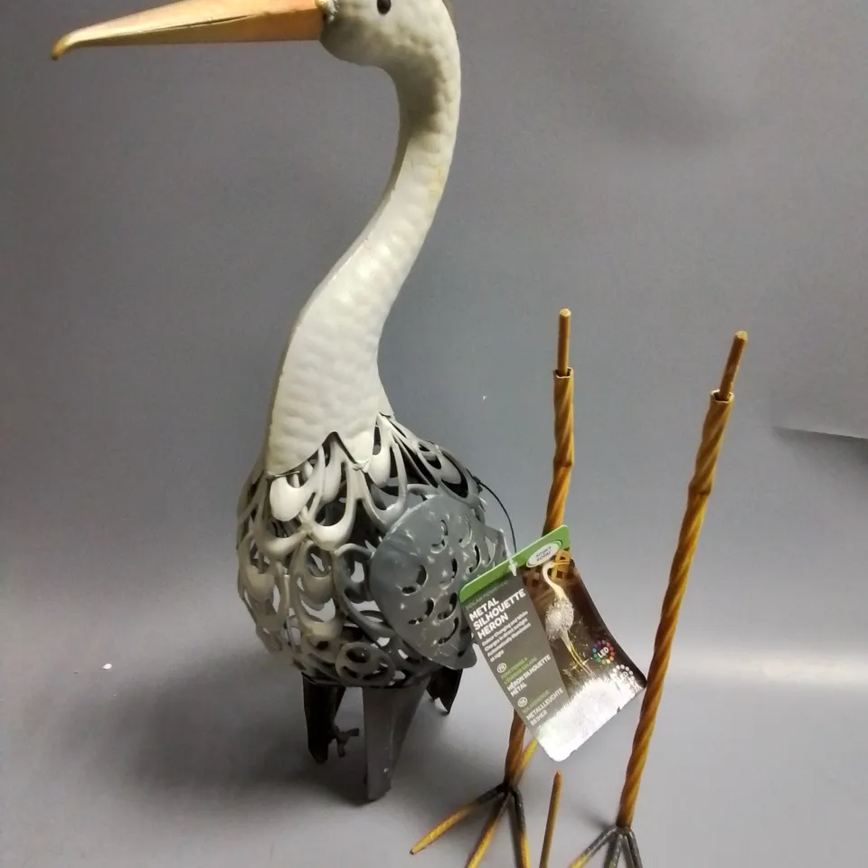 METAL HERON LIGHT AND DETERRENT  RRP £29.99