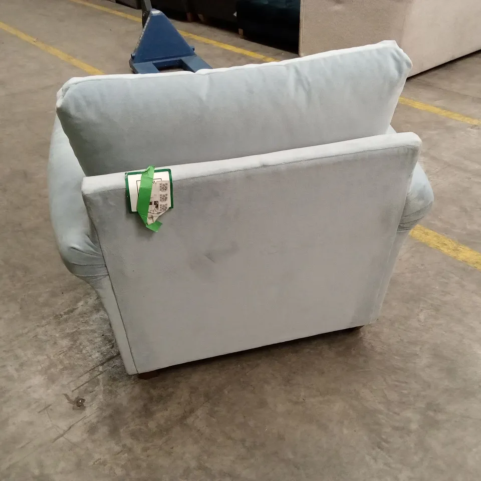 DESIGNER LIGHT BLUE CHAIR