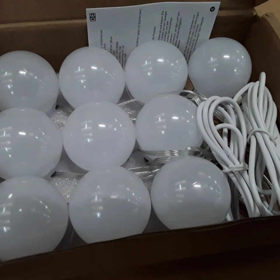 BOXED VANITY MIRROR LIGHTS