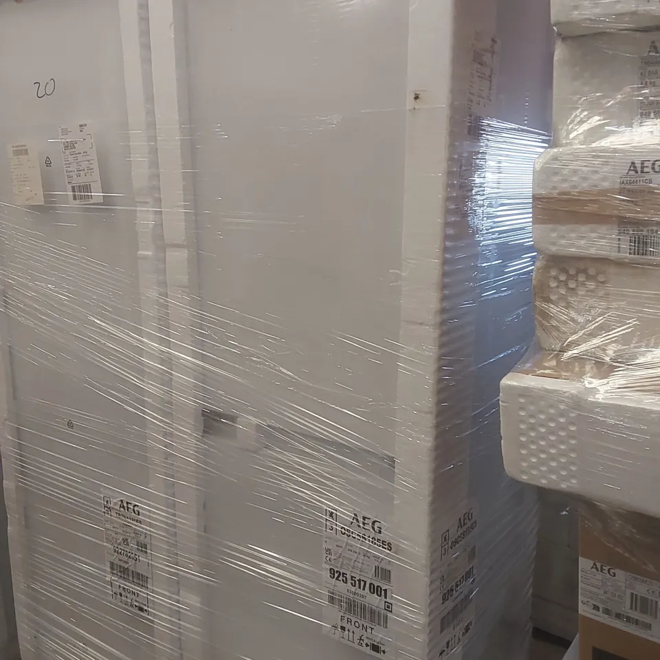 AEG OSC5S185ES INTEGRATED 50/50 FRIDGE FREEZER, WHITE