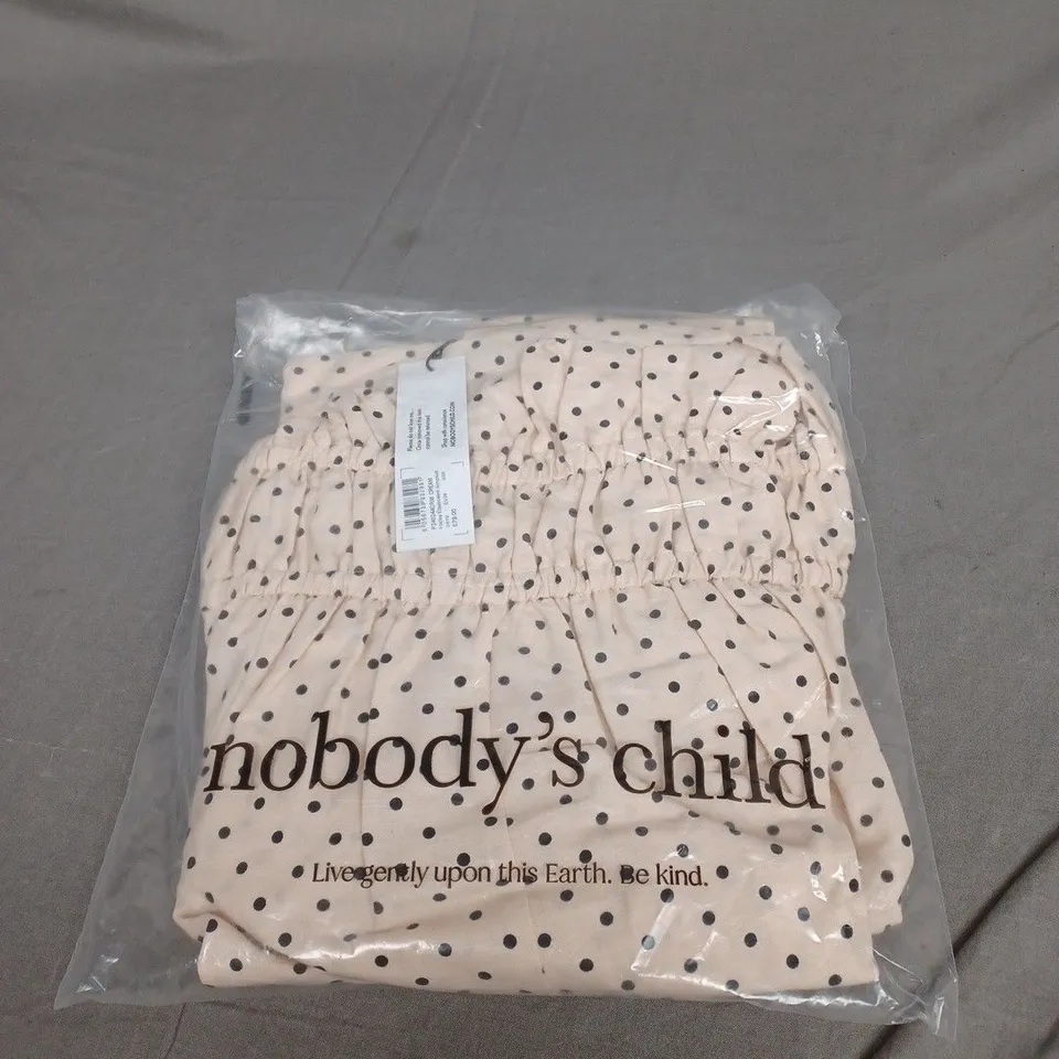 BAGGED NOBODYS CHILD HARLEY ELASTICATED JUMPSUIT SIZE 10