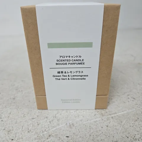 MUJI SCENTED CANDLE – GREEN TEA & LEMONGRASS