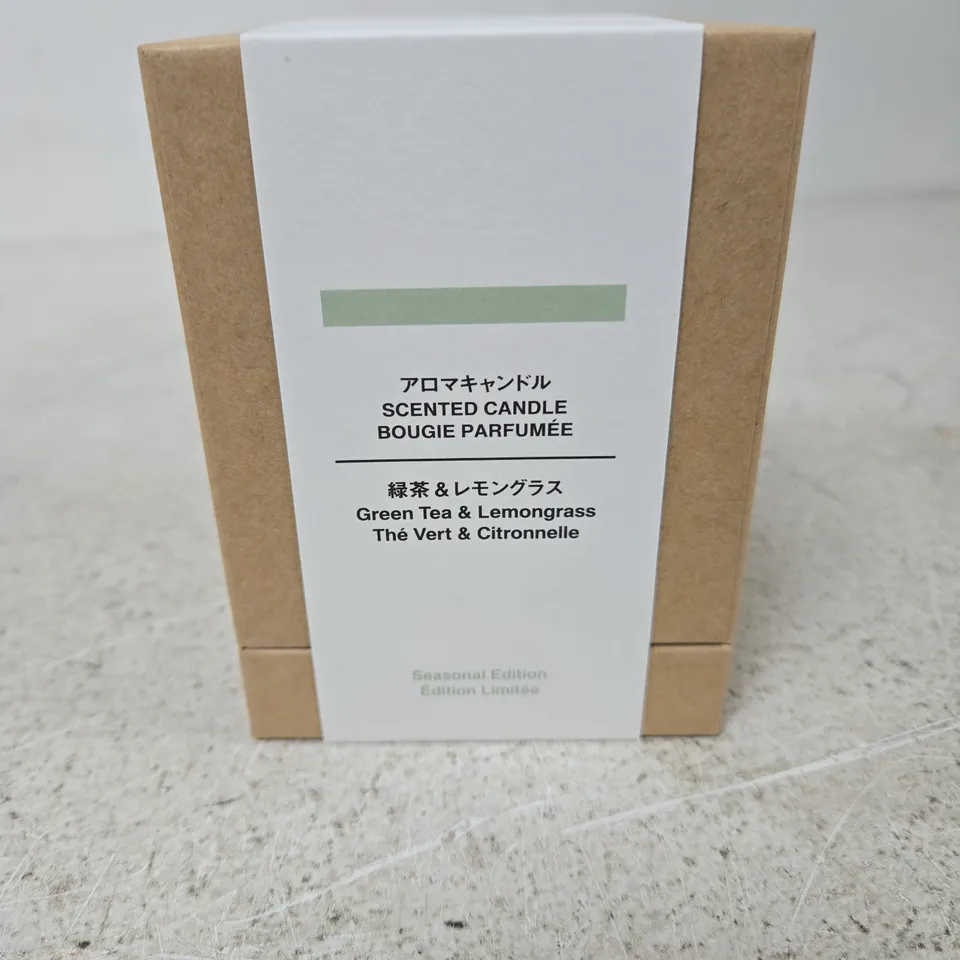 MUJI SCENTED CANDLE – GREEN TEA & LEMONGRASS