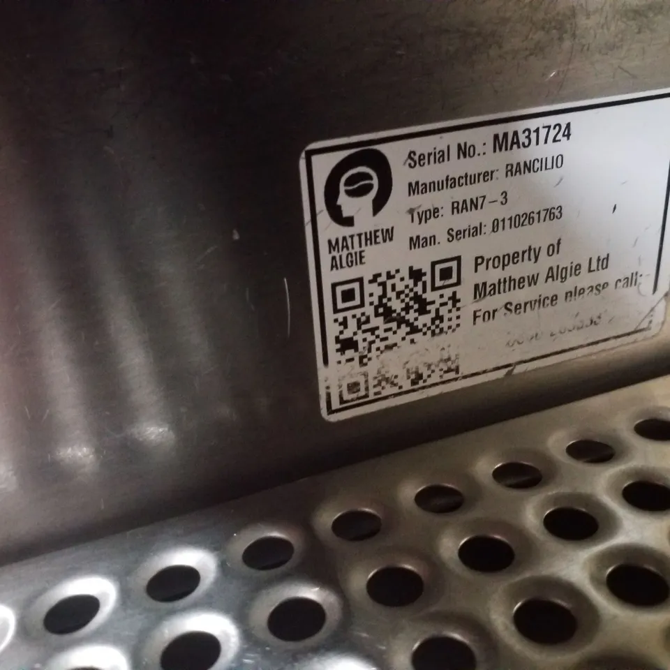 RANCILIO RAN7-3 COMMERCIAL 3 GROUP BARRISTA COFFEE MACHINE