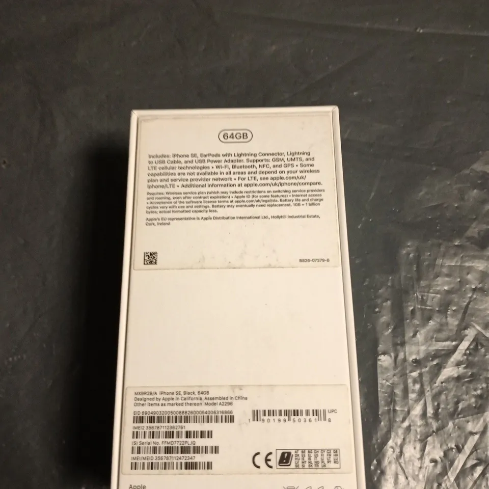 APPLE IPHONE SE – BLACK – BOXED