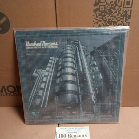 HUNDRED REASONS IDEAS ABOVE OUR STATION VINYL & 2002 CONCERT TICKET MEMORABILIA 