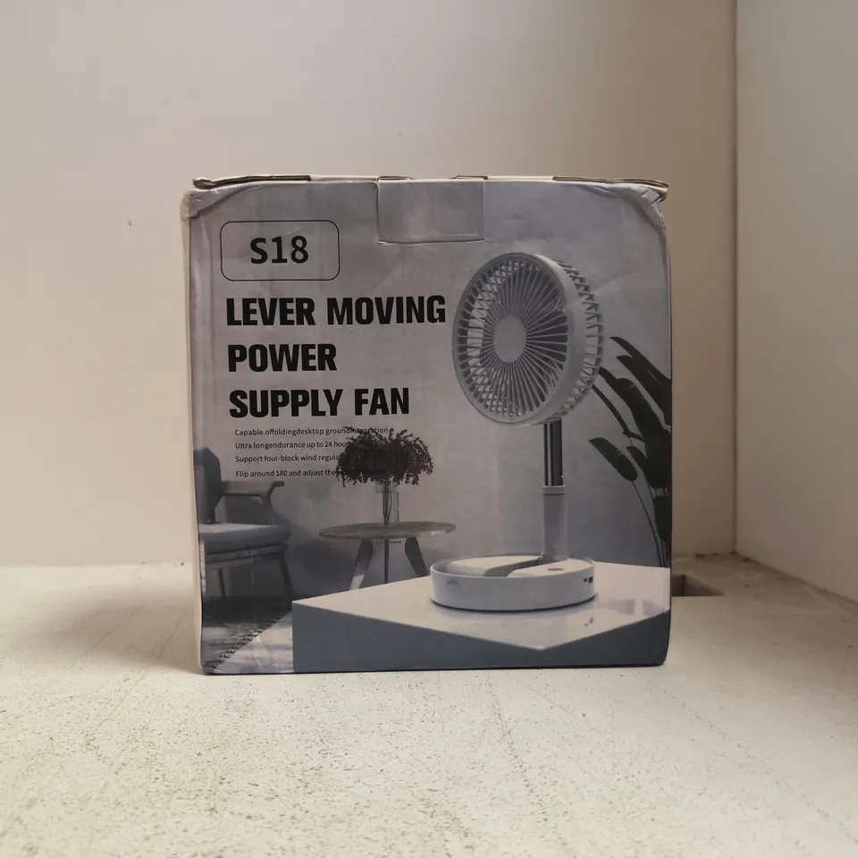 BOXED UNBRANDED S18 LEVER MOVING POWER SUPPLY FAN