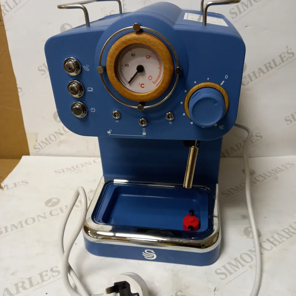 SWAN ESPRESSO COFFEE MAKER - SPRUCE BLUE