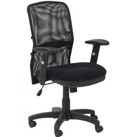 BOXED ALPHASON DAKOTA MEDIUM BACK MESH EXECUTIVE CHAIR BLACK