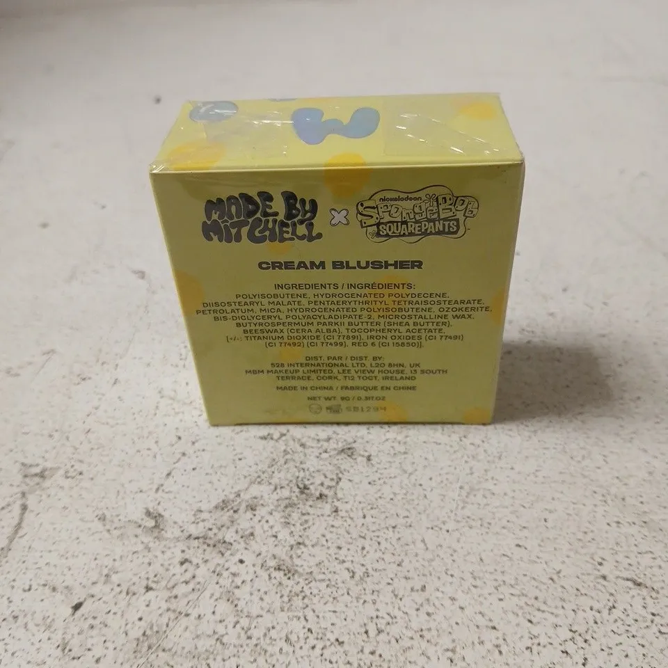MADE BY MITCHELL CREAM BLUSHER – SPONGEBOB SQUAREPANTS COLLABORATION KRABBY CAKE 9G