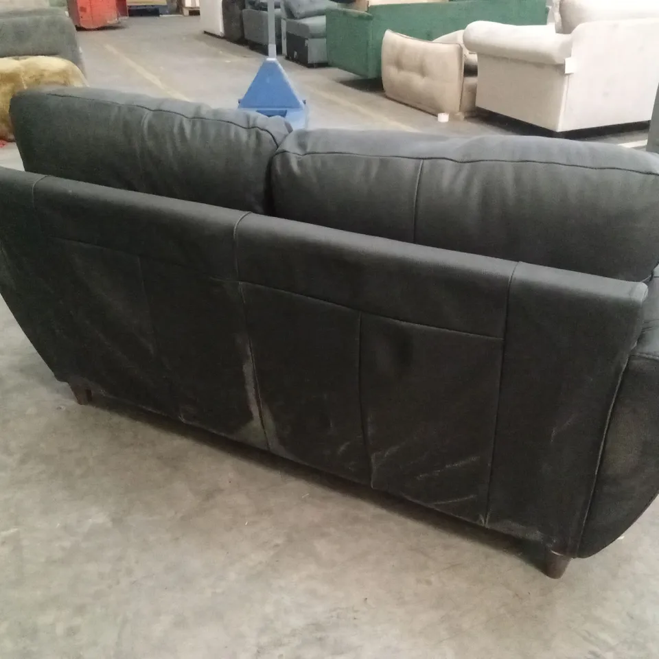 SHAY ITALIAN LEATHER 2 SEATER SOFA RRP £749