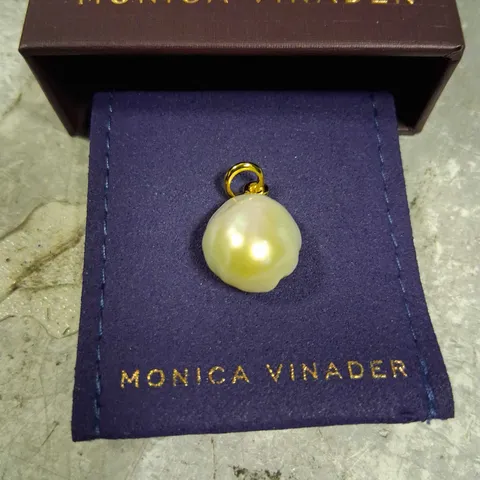 BOXED MONICA VINADER FIJI BUD GEMSTONE PENDANT CHARM