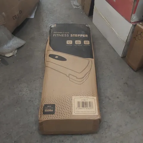 BOXED KAYMAN ADJUSTABLE 2 LEVEL FITNESS STEPPER