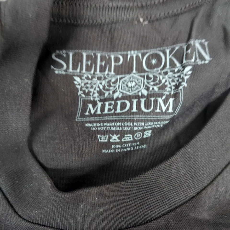 SLEEP TOKEN T-SHIRT - BLACK, MEDIUM