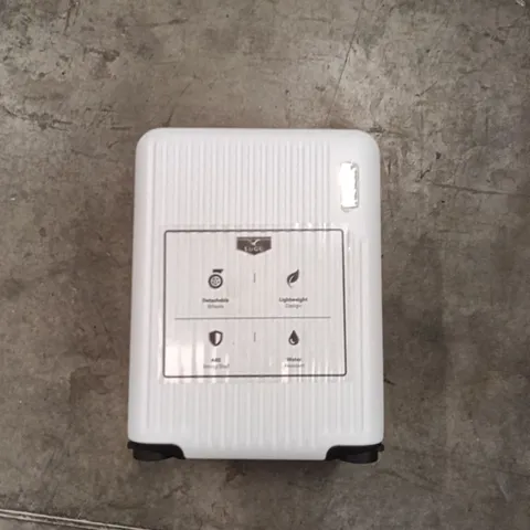 UNBOXED SUITCASE SMALL WHITE
