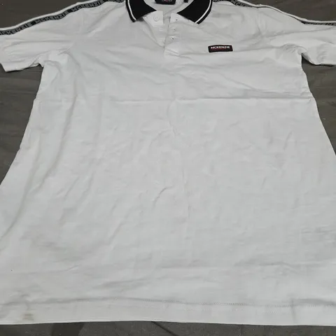 MCKENZIE LOGO T-SHIRT, WHITE - UK SIZE M
