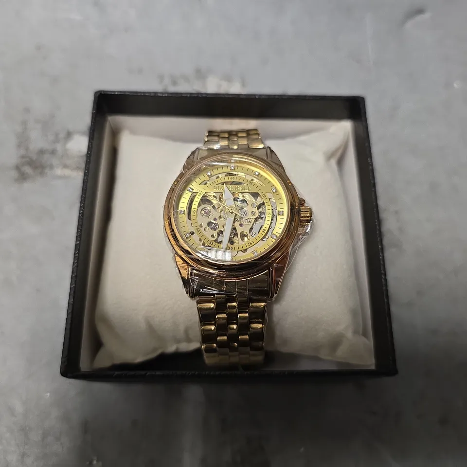 BOXED GLOBENFELD LIMITED EDITION FRAMEWORK AUTOMATIC WATCH