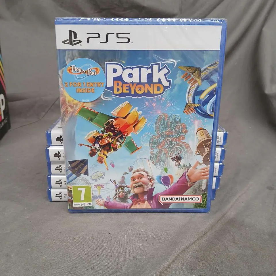 LOT OF 6 SEALED PARK BEYOND PS5 VIDEO GAME