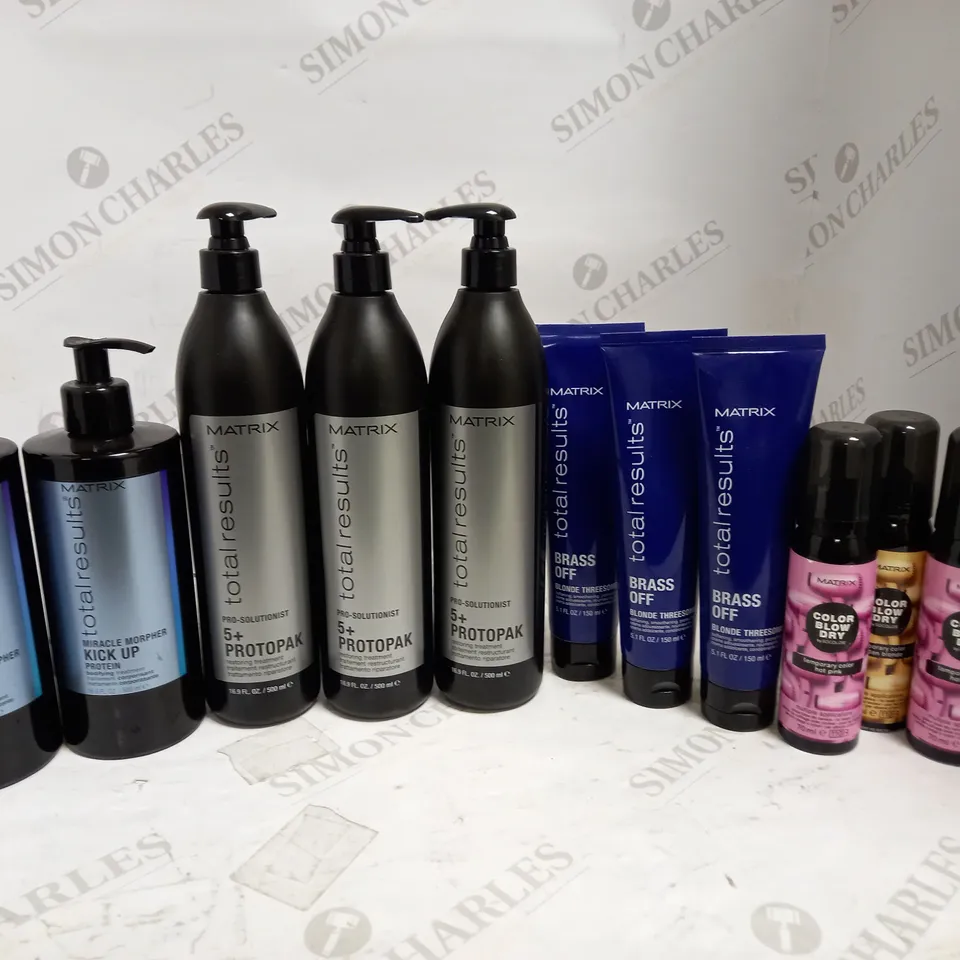 LOT OF 12 ASSORTED MATRIX HAIR CARE PRODUCTS