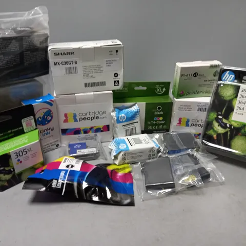 APPROXIMATELY 20 ASSORTED PRINTER INKS & CARTGRIDGES