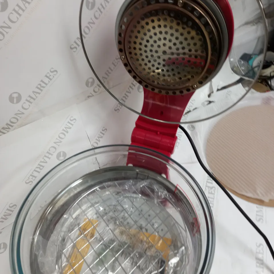 COOKSHOP HALOGEN COOKER IN RED - KHC-816-1