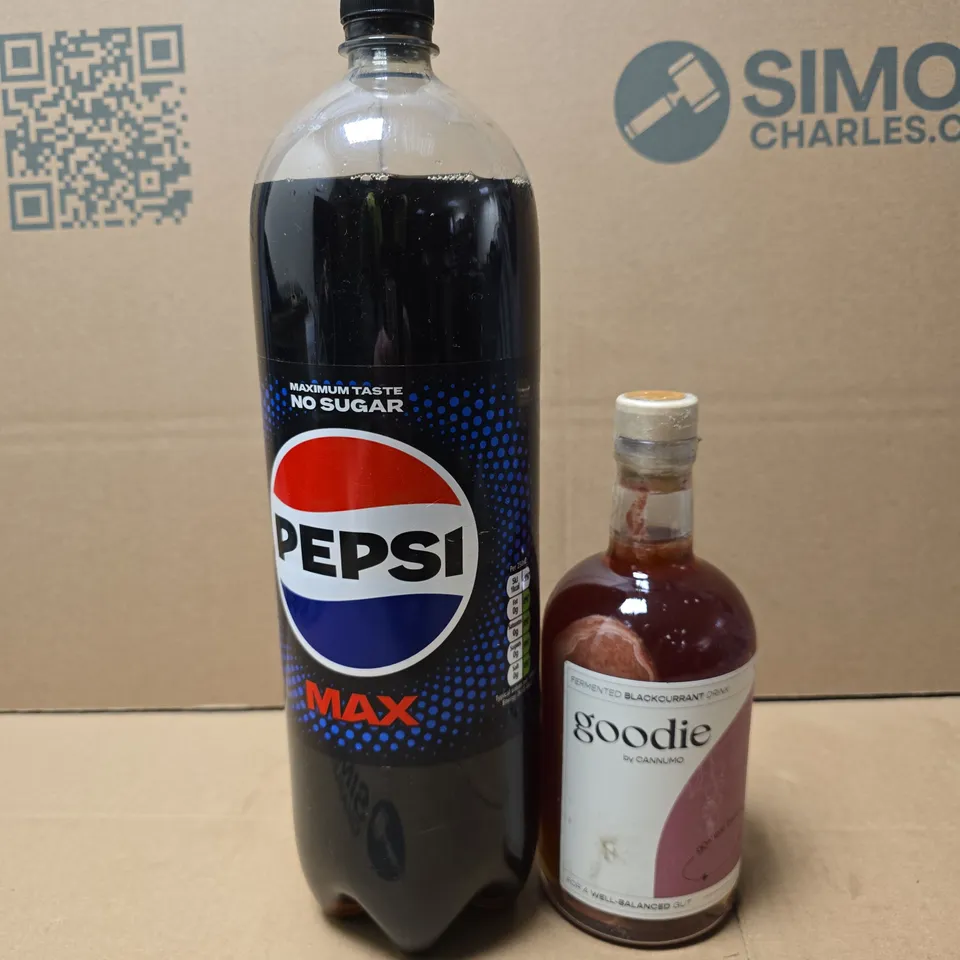 5 X ASSORTED DRINKS PRODUCTS TO INCLUDE PEPSI & GOODIE 