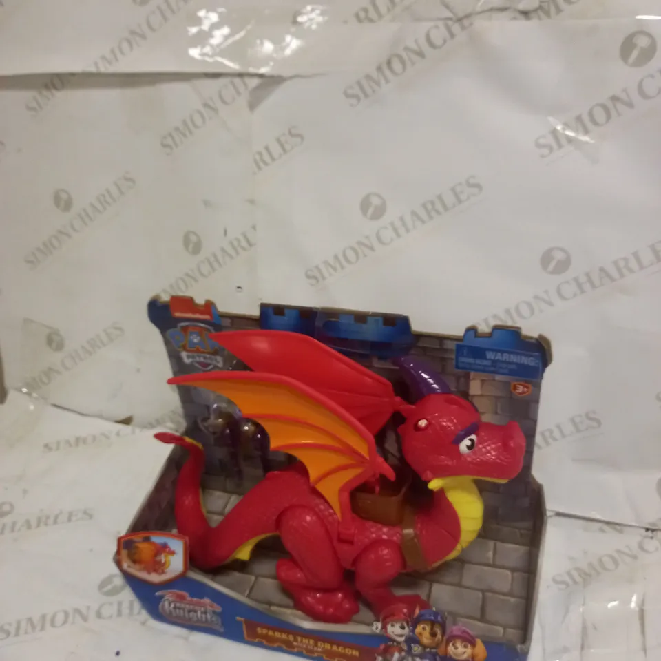 PAW PATROL RESCUE KNIGHTS SPARKS THE DRAGON & CLAW RRP £21.99