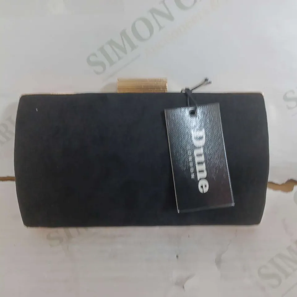 DUNE LONDON PADDED BLACK CLUTCH BAG 