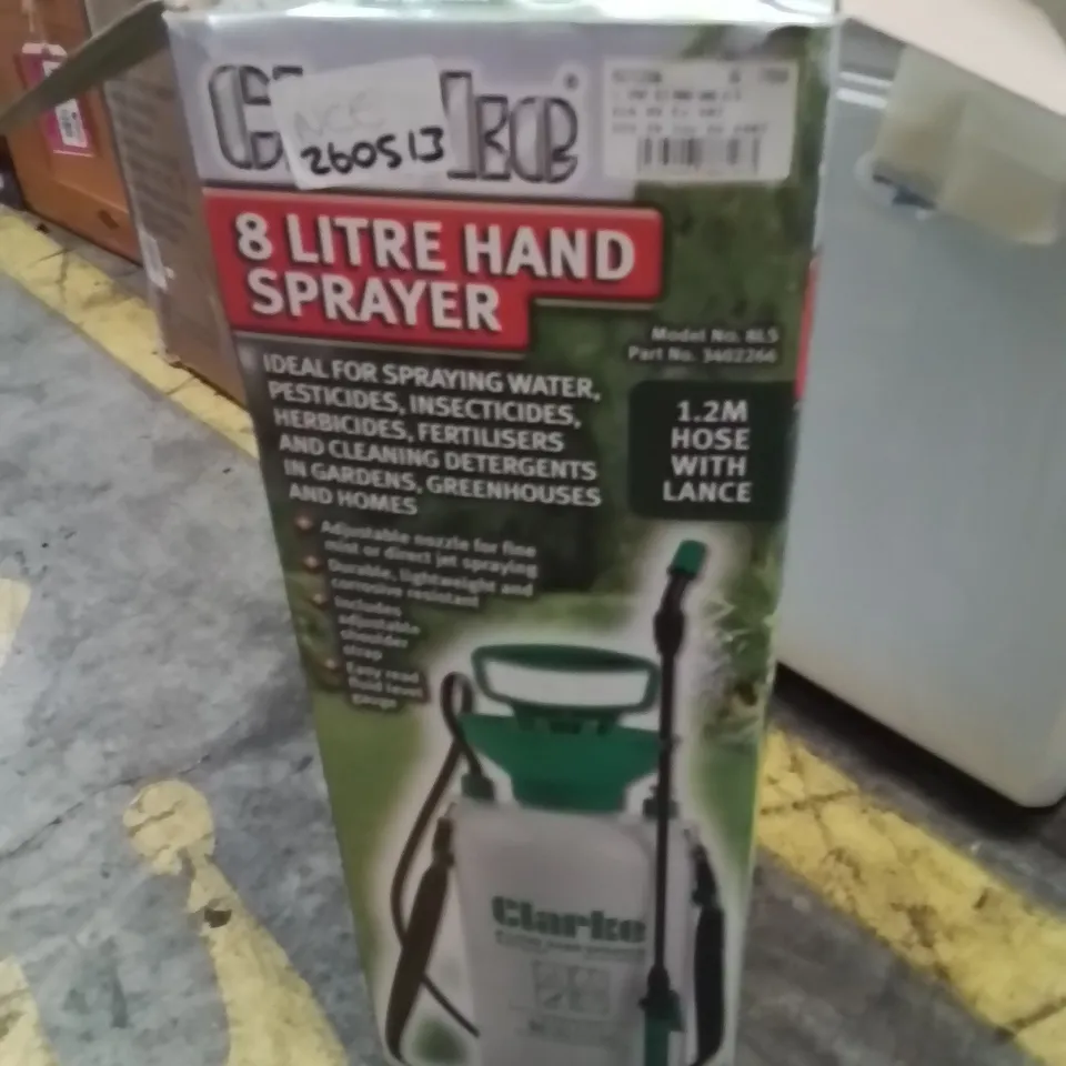 CLARKE 8LS 8L HAND PUMP SPRAYER