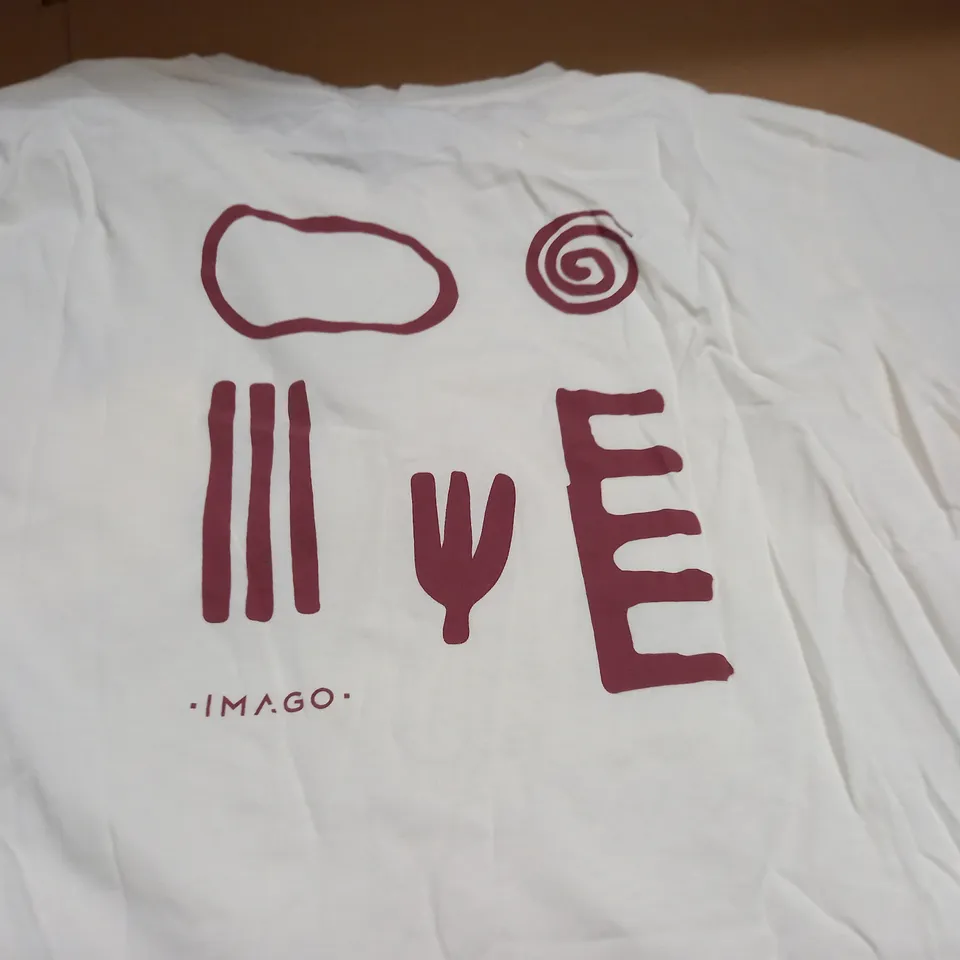 IMAGO WHITE T-SHIRT - L