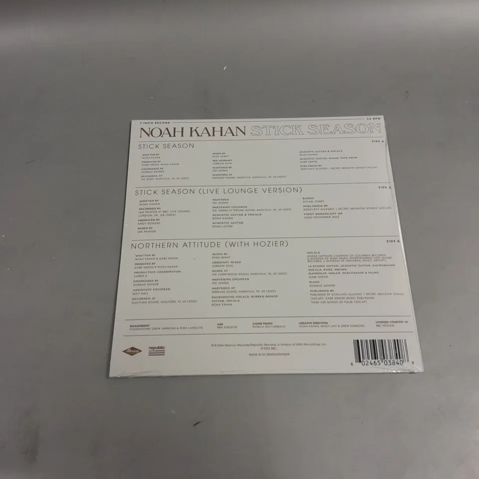 SEALED NOAH KAHAN VINYL STICK SEASON 