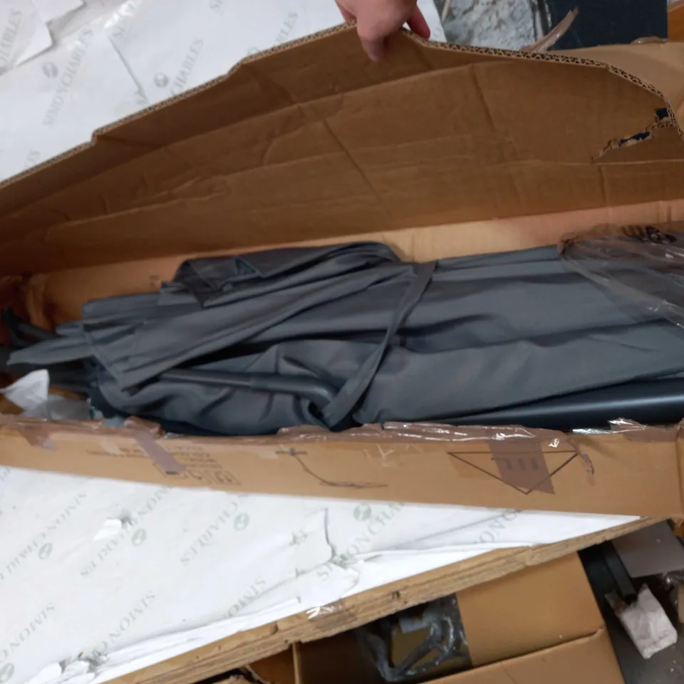INNOVATORS EASY UP 2.7M UMBRELLA- GRAPHITE - COLLECTION ONLY