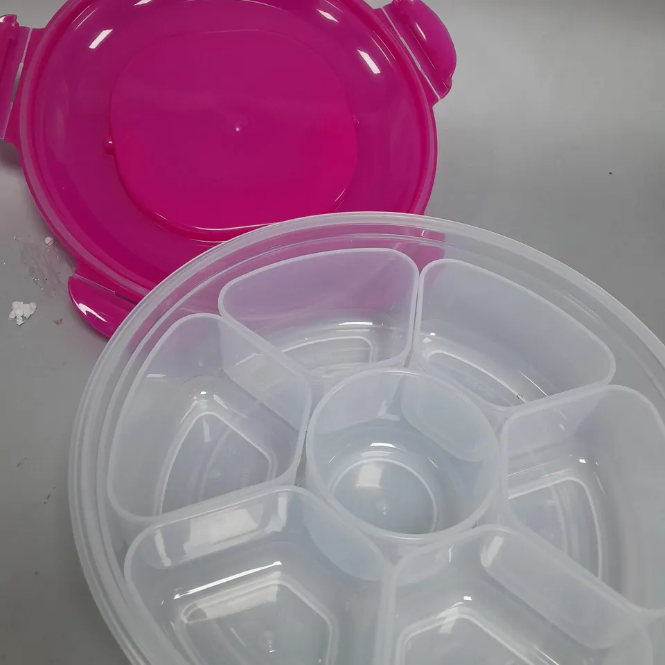 BOXED LOCK & LOCK SET OF 2 DESSERT & APPETIZER CONTAINERS