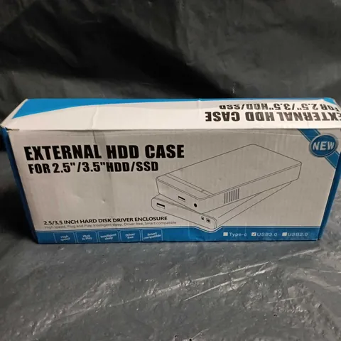EXTERNAL HDD CASE FOR 2.5IN/3.5IN HDD/SSD 