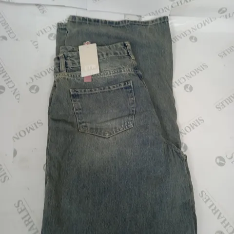ASOS STRADIVARIUS STR BEGGY JEANS SIZE 12