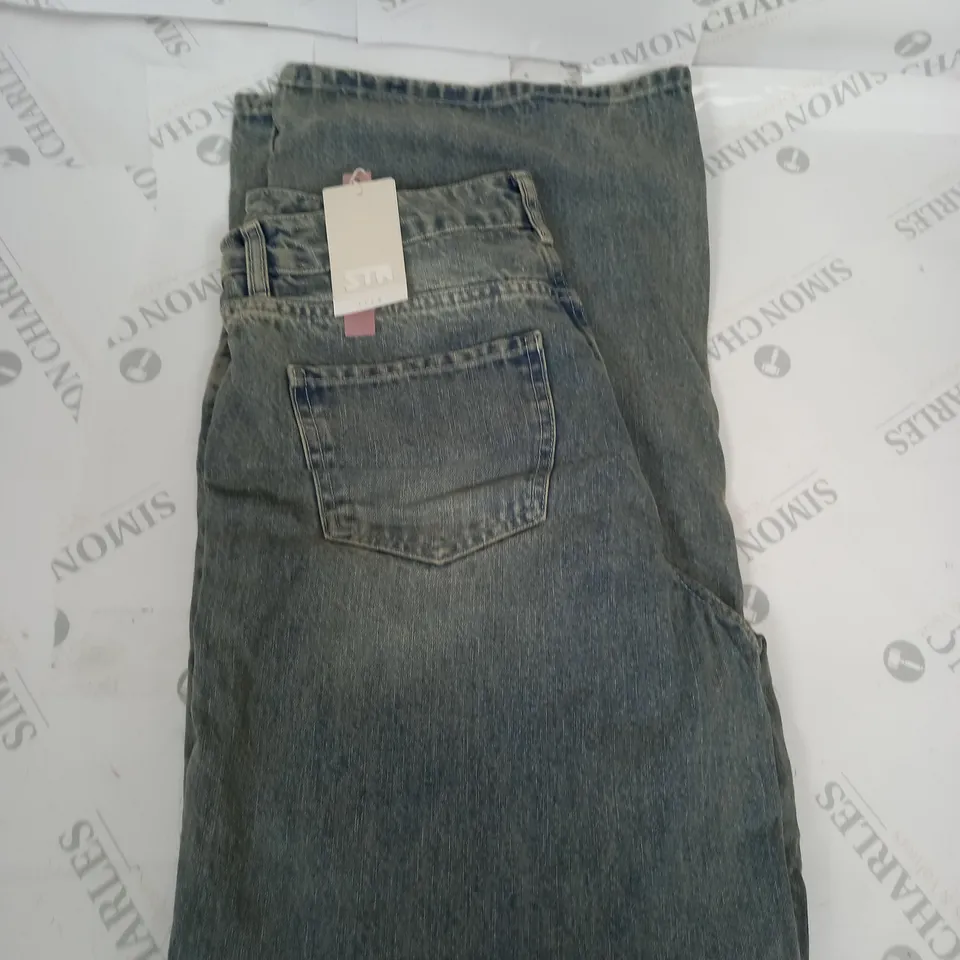 ASOS STRADIVARIUS STR BEGGY JEANS SIZE 12