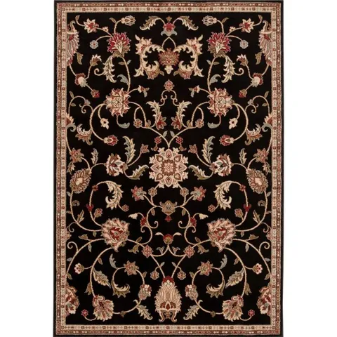 SEALED FEAGIN BLACK/BROWN AREA RUG - 80 x 220cm