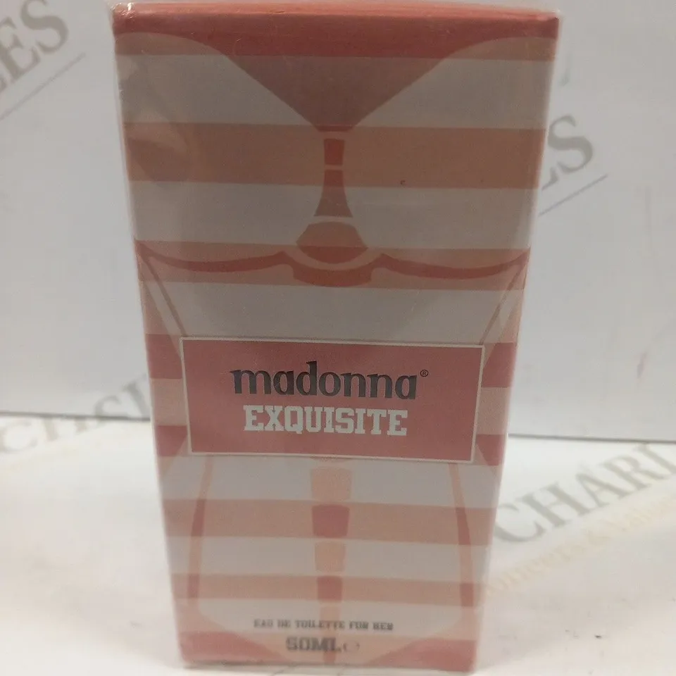BOXED AND SEALED MADONNA EXQUISTITE EAU DE TOILETTE 50ML 