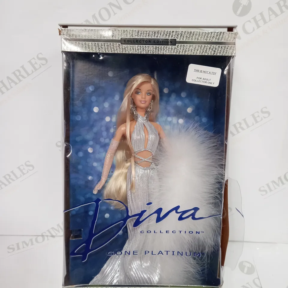 BOXED BARBIE DINA GONE PLATINUM 